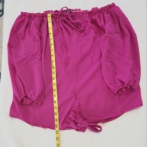 NWT ChicMe Off The Shoulder 3/4 Sleeve Top.